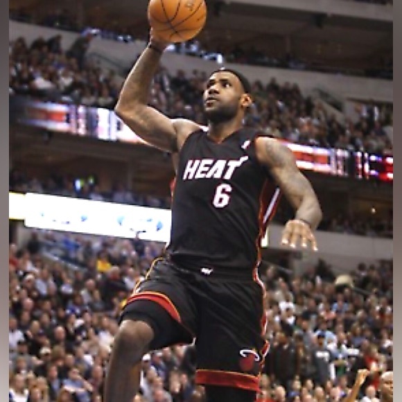 NBA Miami Heat #6 LeBron James men’s jersey - Picture 1 of 5
